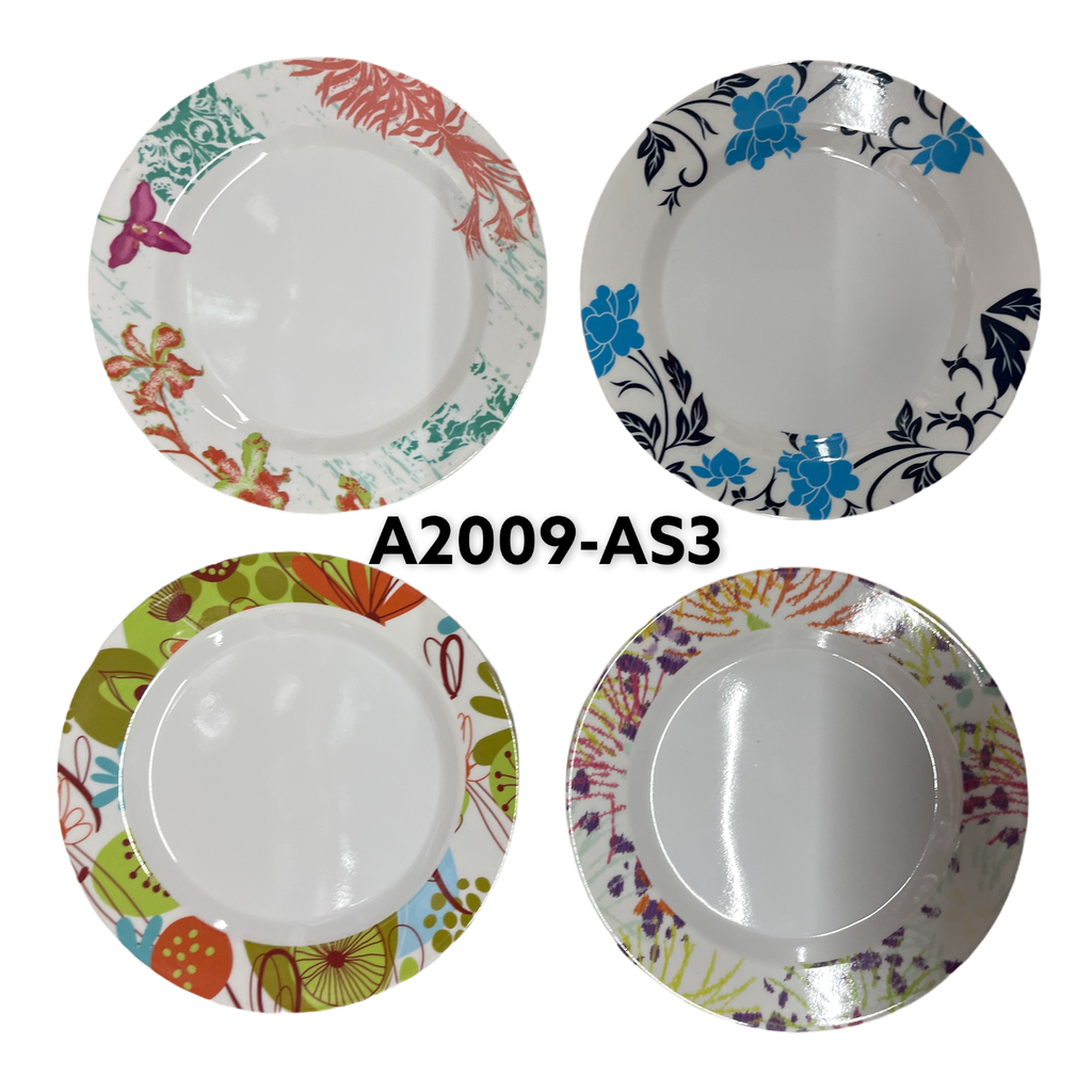 PLATO DE MELAMINA 9"