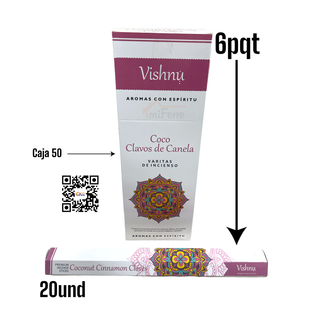 PQT INCIENSO COCO CLAVOS DE CANELA SAV