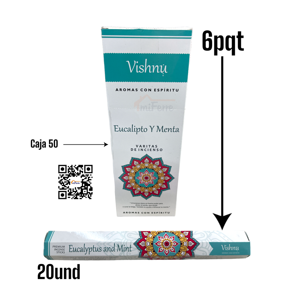 PQT INCIENSO EUCALIPTO Y MENTA SAV