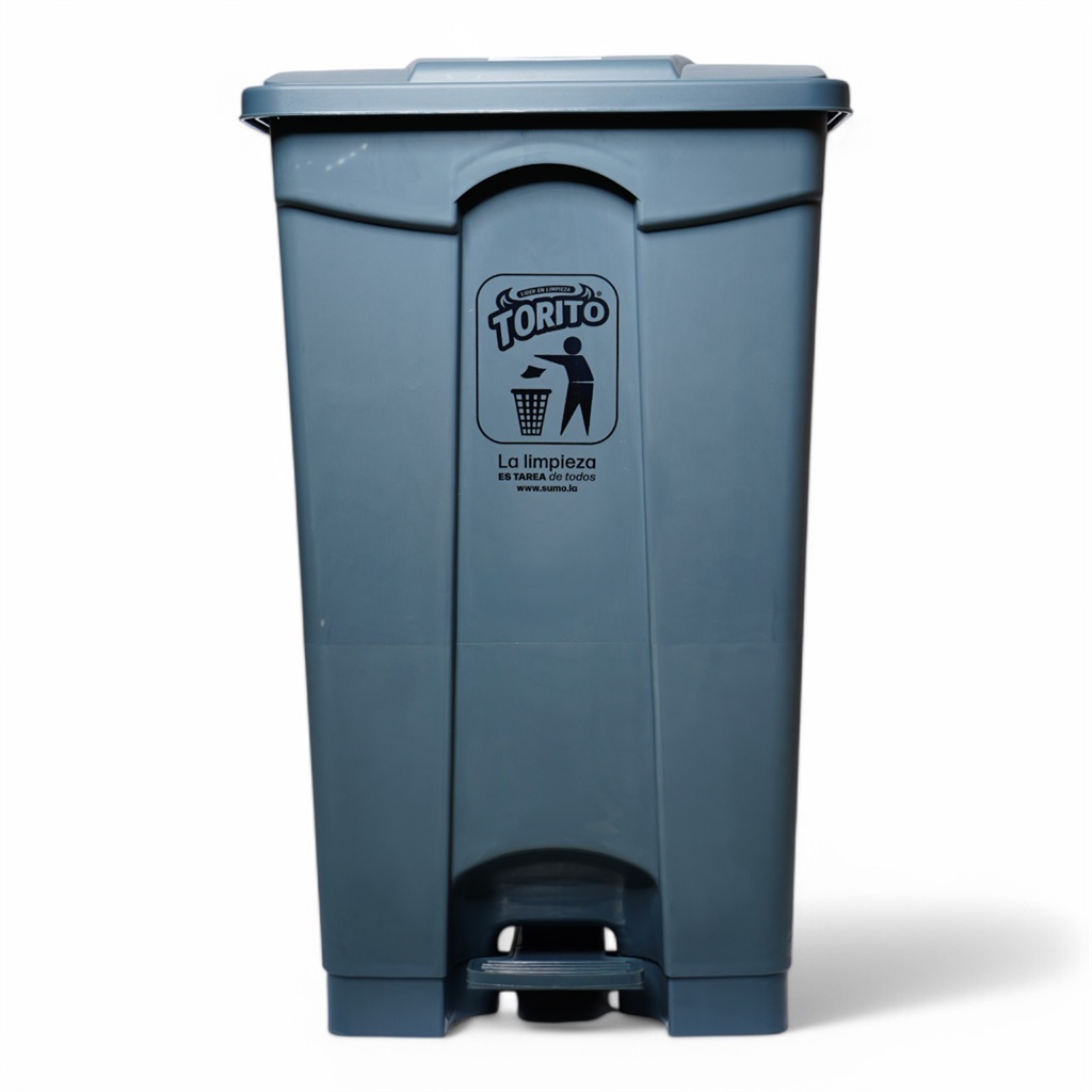 BASURERO PLASTICO CON RUEDA 23GL