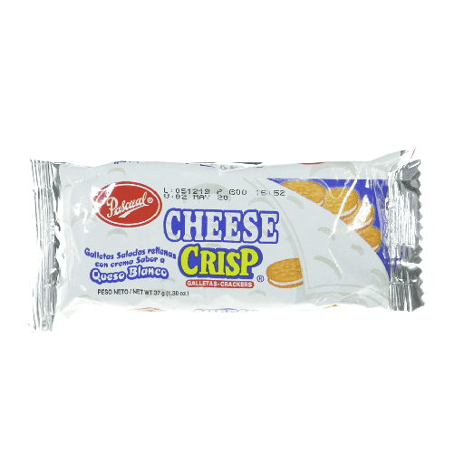 GALLETA PASCUAL CHEESE CRISP BLANCO 37g UND