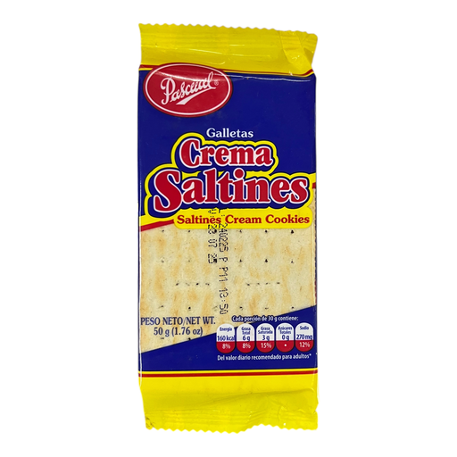 GALLETA PASCUAL SALTINES CH 50g UNIDAD
