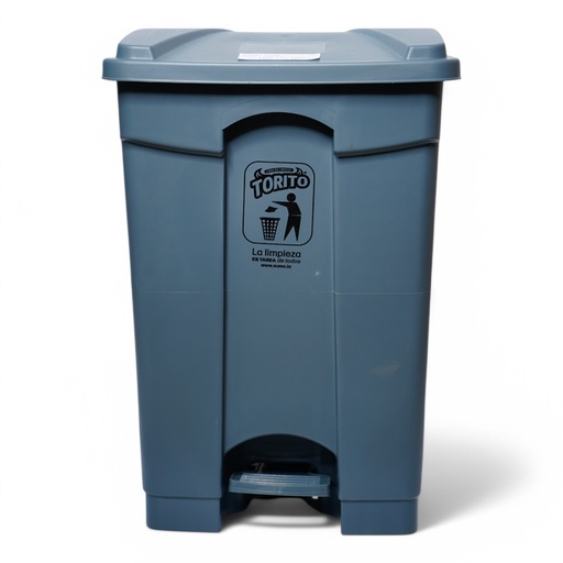 [TOR-PB45] BASURERO PLASTICO CON RUEDA 12GL