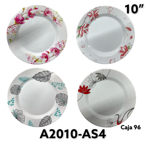 [A2010-AS4] PLATO DE MELAMINA 10"