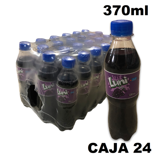 CAJA LUNI UVA PLASTICO 455ML 24 UNIDADES
