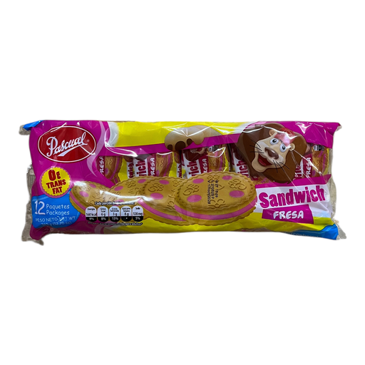 [1813] GALLETA PASCUAL FRESA 360g12u