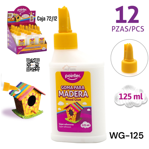 [WG-125] GOMA PARA MADERA 125ML POINTER
