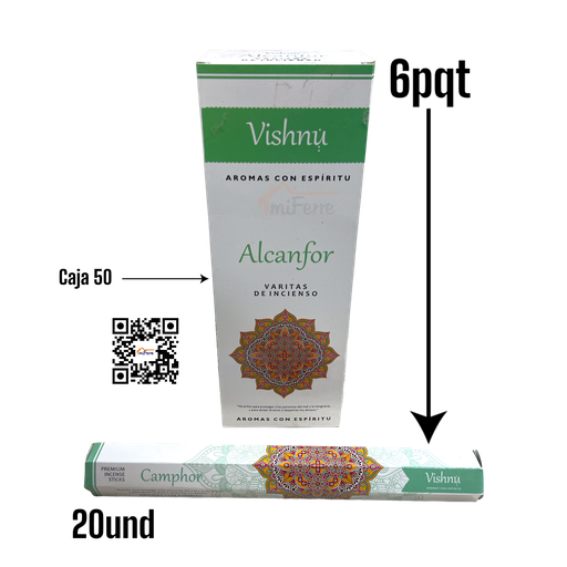 PQT INCIENSO ALCANFOR SAV