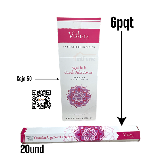 PQT INCIENSO ANGEL DE LA GUARDA DULCE COMPAN SAV