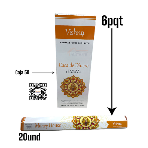 PQT INCIENSO CASA DE DINERO SAV