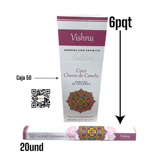 PQT INCIENSO COCO CLAVOS DE CANELA SAV