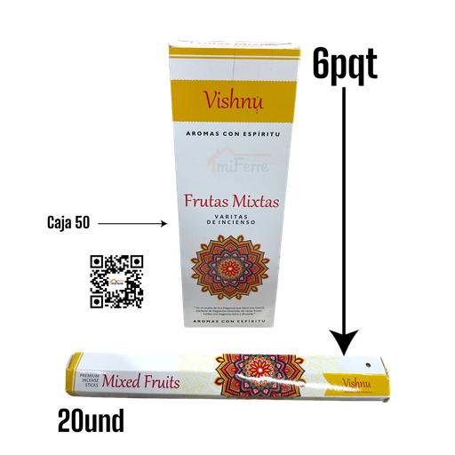PQT INCIENSO FRUTAS MIXTAS SAV