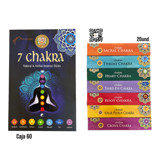 PQT INCIENSO KF 7 CHAKRA SAV