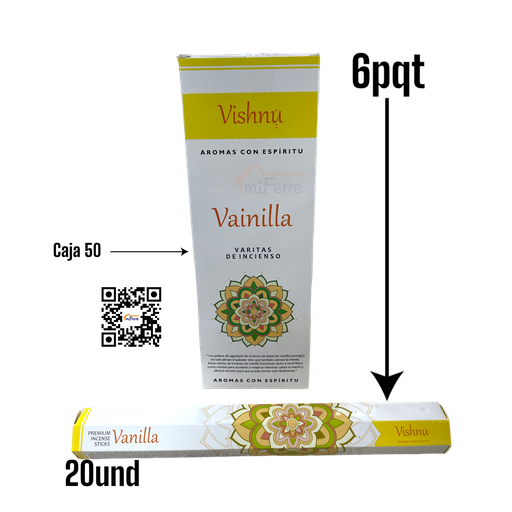 PQT INCIENSO VAINILLA ROSA SAV